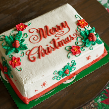 Load image into Gallery viewer, Poinsettia Cake
