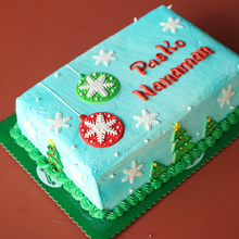 Load image into Gallery viewer, Snowflake Cake
